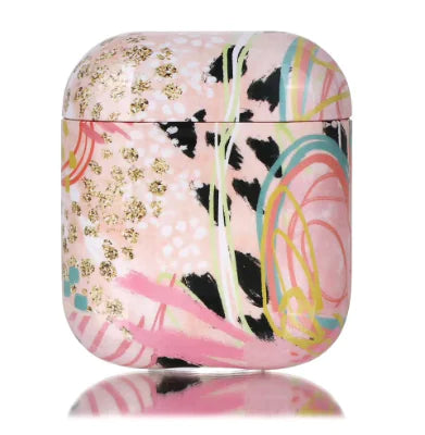 Art Oil Painting Floral Case for Apple Wireless Earbuds