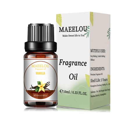 MAEELOU Vanilla Fragrance Oils 0.33 Fl Oz Essential Oils for Diffuser for Humidifiers Long Lasting Scented Oils for DIY Candle and Soap Making Gift for Friend 10 ml