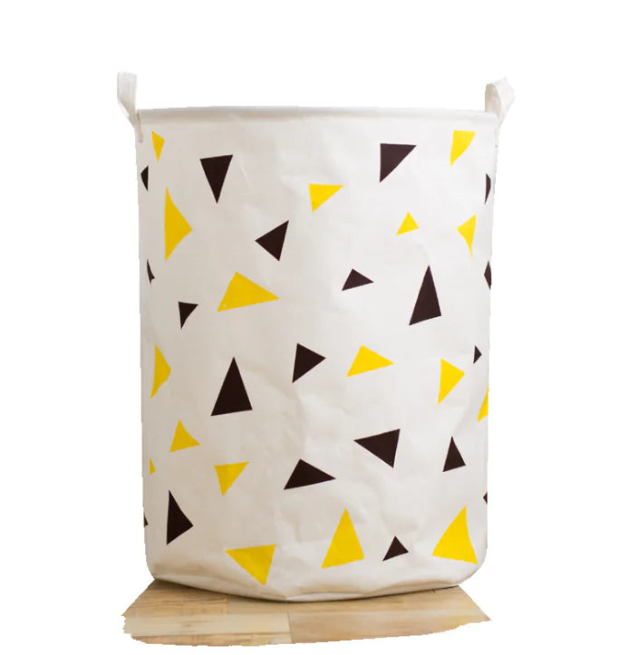 Fabric Storage Basket, Woven Bin, Home Decor