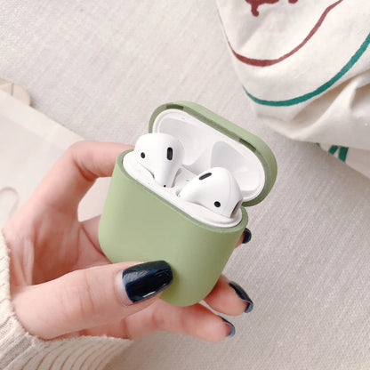 Cute Simple Hard Case for Apple AirPods Wireless Earbuds