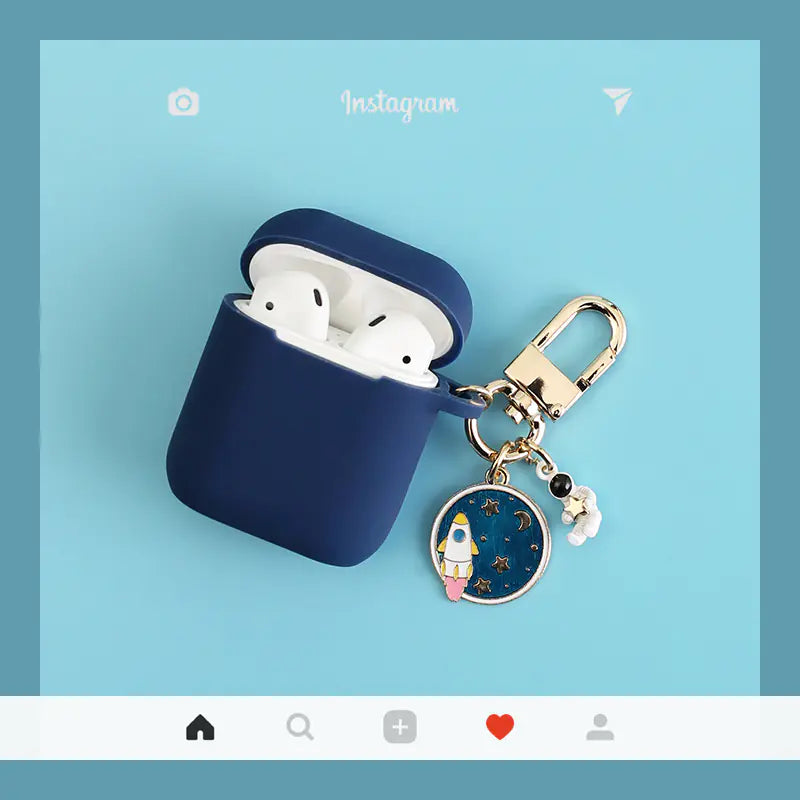 Astronaut AirPods 2 Silicone Case for Wireless Earbuds