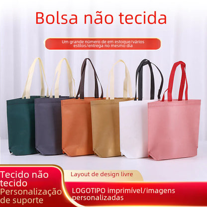 Custom Non-Woven Fabric Tote Bags for Gifts and Shopping