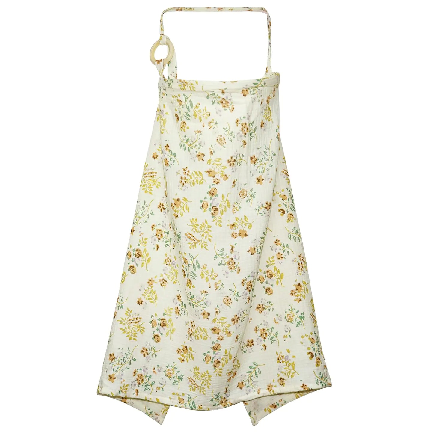 Muslin Nursing Cover for Baby Breastfeeding Breathable 100% Cotton Privacy Nursing Covers Multi Use Car Seat Stroller Cover (Floral)