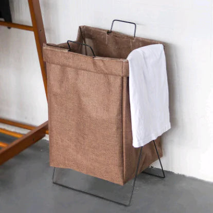 Foldable Fabric Laundry Basket for Home Storage
