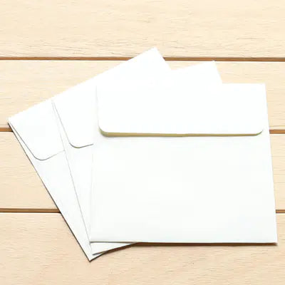 Mini Blank Kraft Paper Square Envelopes