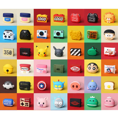 Cartoon AirPods Pro 3 Case for Apple Wireless Earbuds