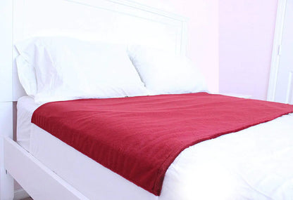 Cycleliners - Waterproof Leakproof and Reusable Period Bed Sheets Protector (Full/Queen Burgundy)