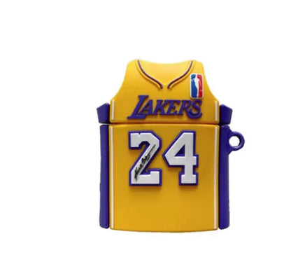 Lakers Jersey Square AirPods Case for Wireless Earbuds