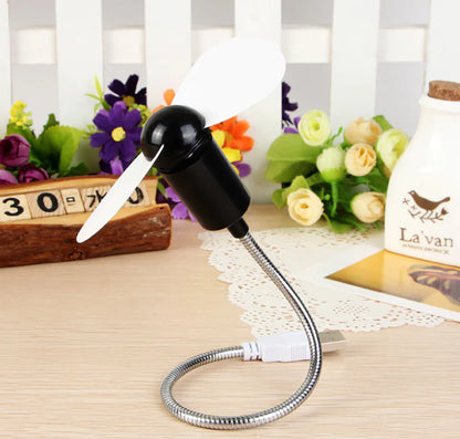 Snake-Shaped Mini Fan for Laptops and Notebooks