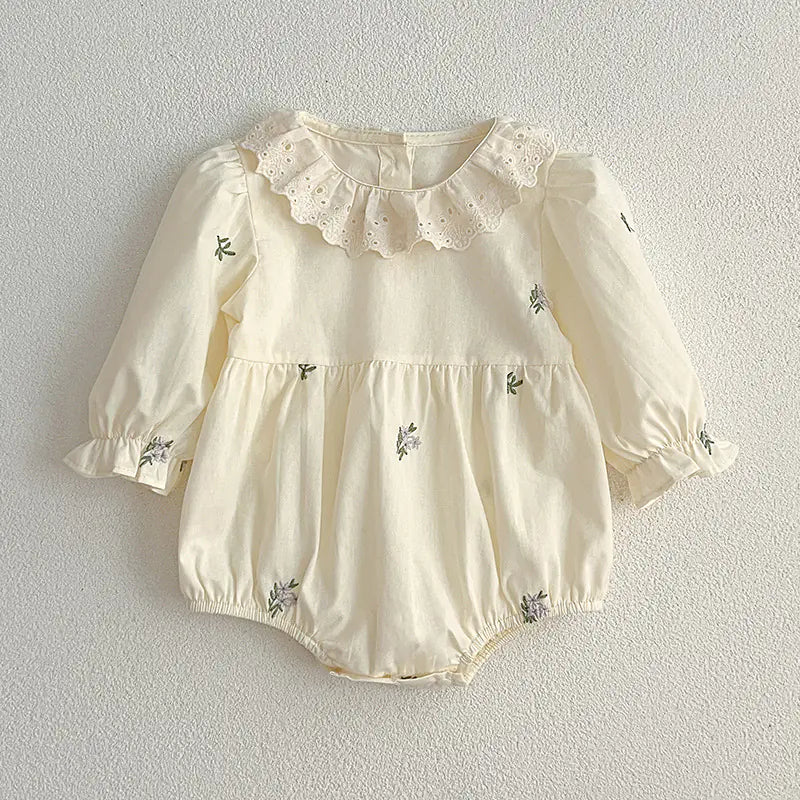 Women's Long Sleeve Baby Wrap Jumpsuit