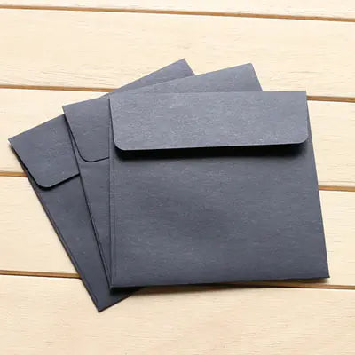Mini Blank Kraft Paper Square Envelopes