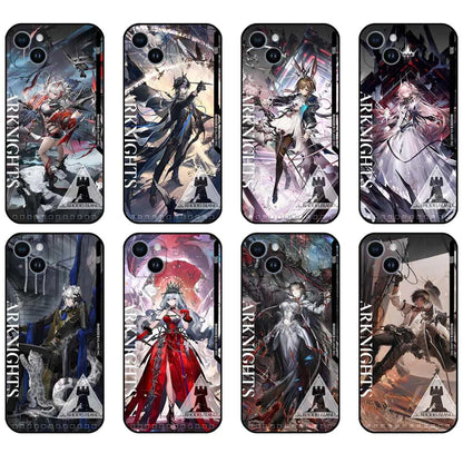 RegisBox Arknights 5th Anniversary Phone Cases Wišadel Logos Civilight Eterna Rhodes Island W Alter Multicolor