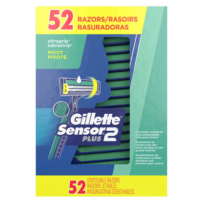 Product of Gillette CustomPlus Disposable Razors 52 ct. - Razors [Bulk Savings]