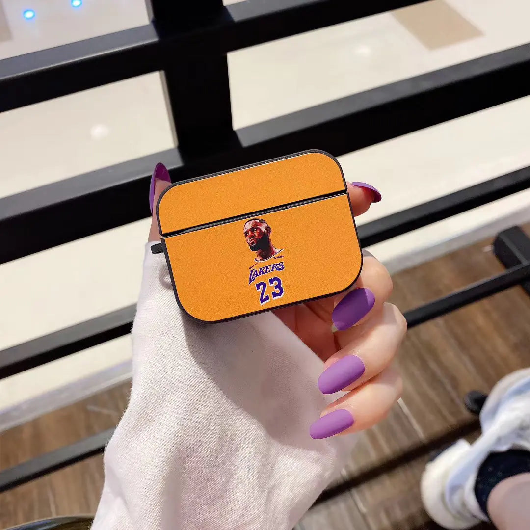 Lakers Jersey Square AirPods Case for Wireless Earbuds