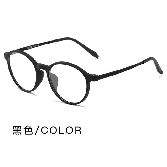 Fashionable Round TR90 Eyeglass Frames - Ultra Lightweight