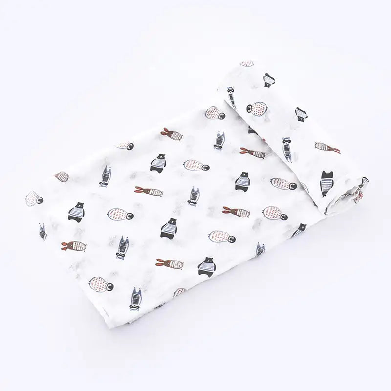 Bamboo Cotton Newborn Blankets and Swaddling Towels