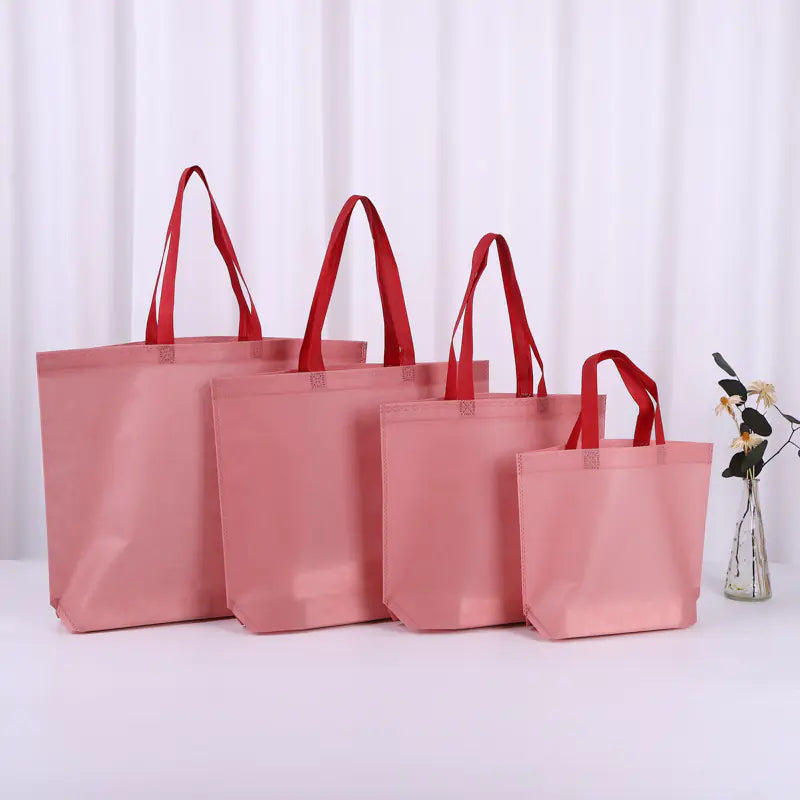 Custom Non-Woven Fabric Tote Bags for Gifts and Shopping