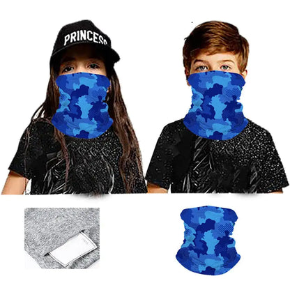 Kids' Printed Sunscreen Scarf
