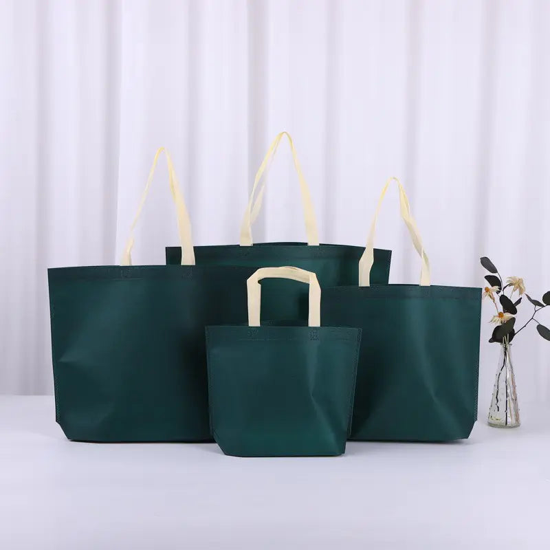 Custom Non-Woven Fabric Tote Bags for Gifts and Shopping