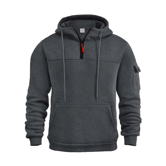 SHAOBGE Early Deals 2024 Camo Hoodie Men Hoodies For Men Y2K MenS Hoodies Quarter Zip Pullover Vintage Workout Running Active Hoodies With Pockets Sweatshirt 1-Dark Gray Xx-Large