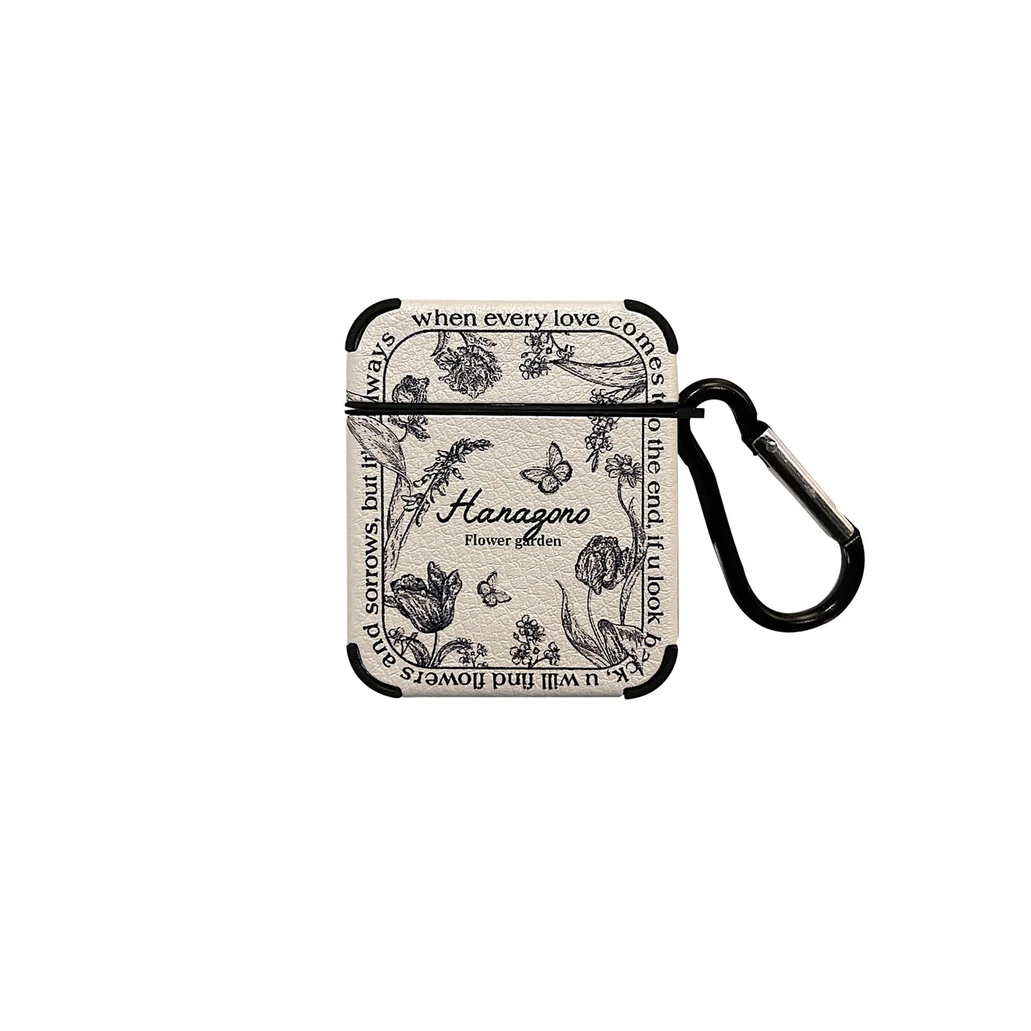 Retro French Rose AirPods Case for Wireless Earbuds