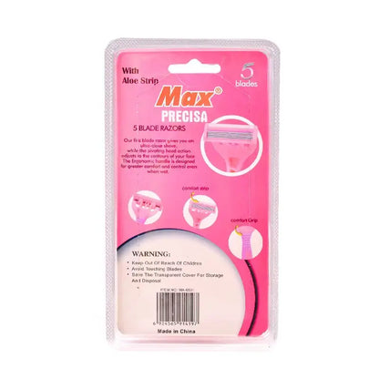 Women's 5-Layer Disposable Razors for Precise Trimming