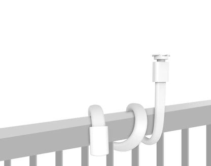 Baby Ganibs Baby Monitor Mount Compatible with BG1049 and Most Other Baby Monitors Universal Baby Monitor Holder Flexible Baby Camera Mount Attaches to Crib Cot Shelves(Camera Not Included)