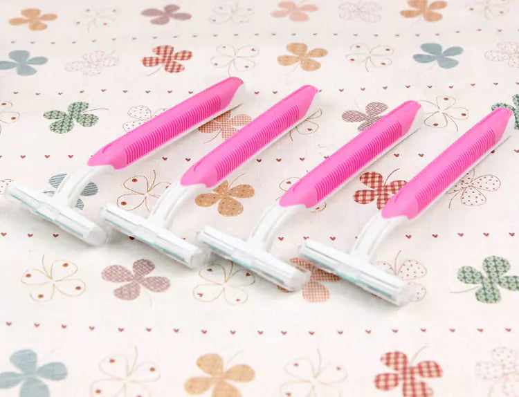 Classic Women's Disposable Hair Removal Razors (4 Pack)