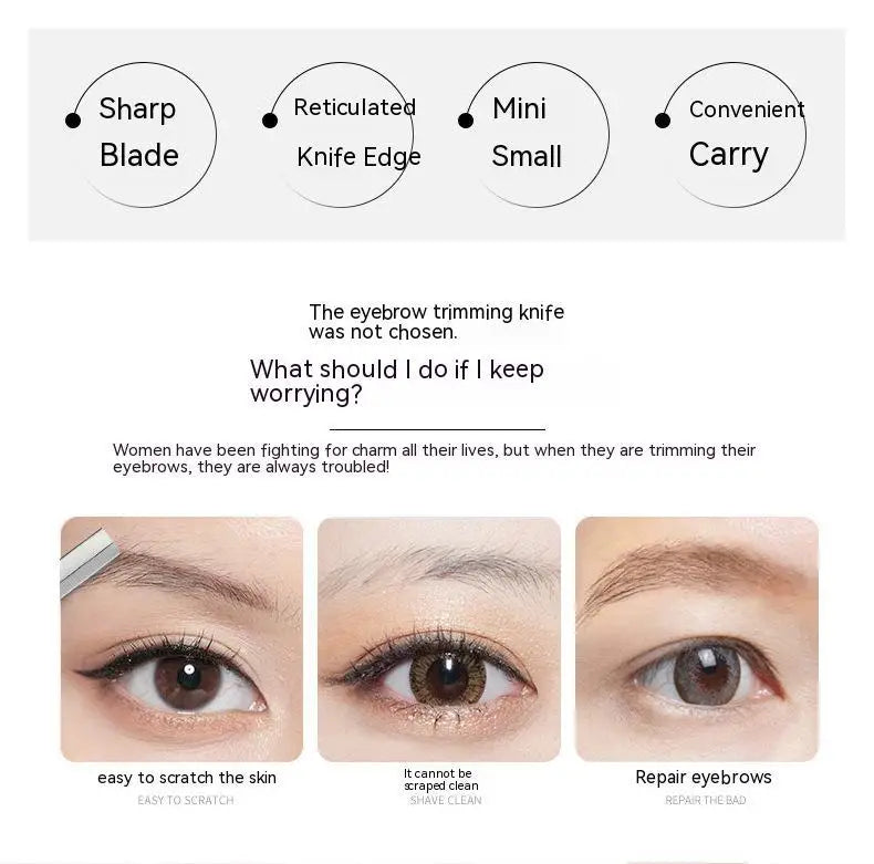 Multi-Purpose Eyebrow Trimmer and Facial Razors
