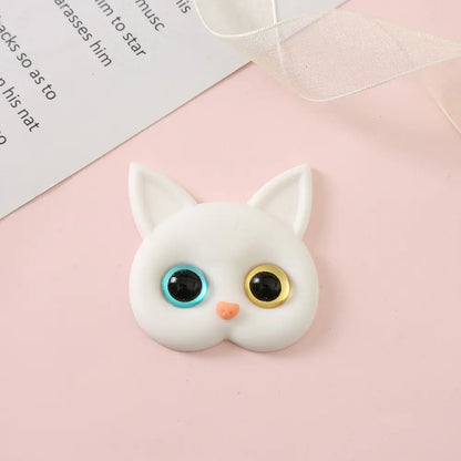 3D Cat Resin Accessories for DIY Phone Cases & Decor