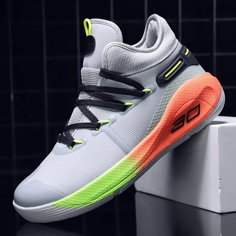 New High-Top Basketball Shoes for Couples (Men's Size)