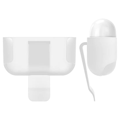Geekria Wireless Earbuds Case Ultra Light Belt Clip Pocket Holder Compatible with Apple Airpods 3rd Generation True Wireless Earbuds Charging Port Accessible (Clear)
