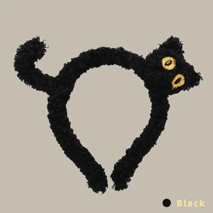 Cute Cartoon Plush Face Wash Headband for Women