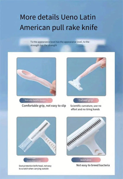 4 Pcs Women's Disposable Razors with Silky Touch Handles
