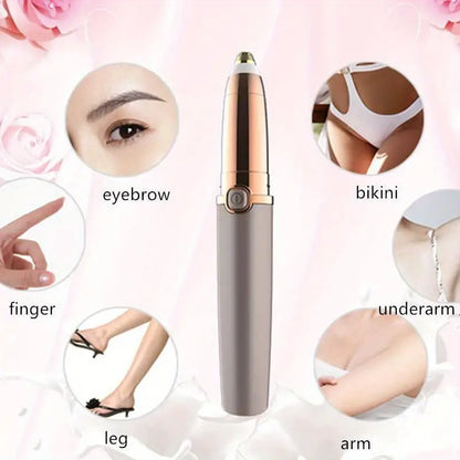 Painless Eyebrow Razors for Women - Battery Powered Shaver